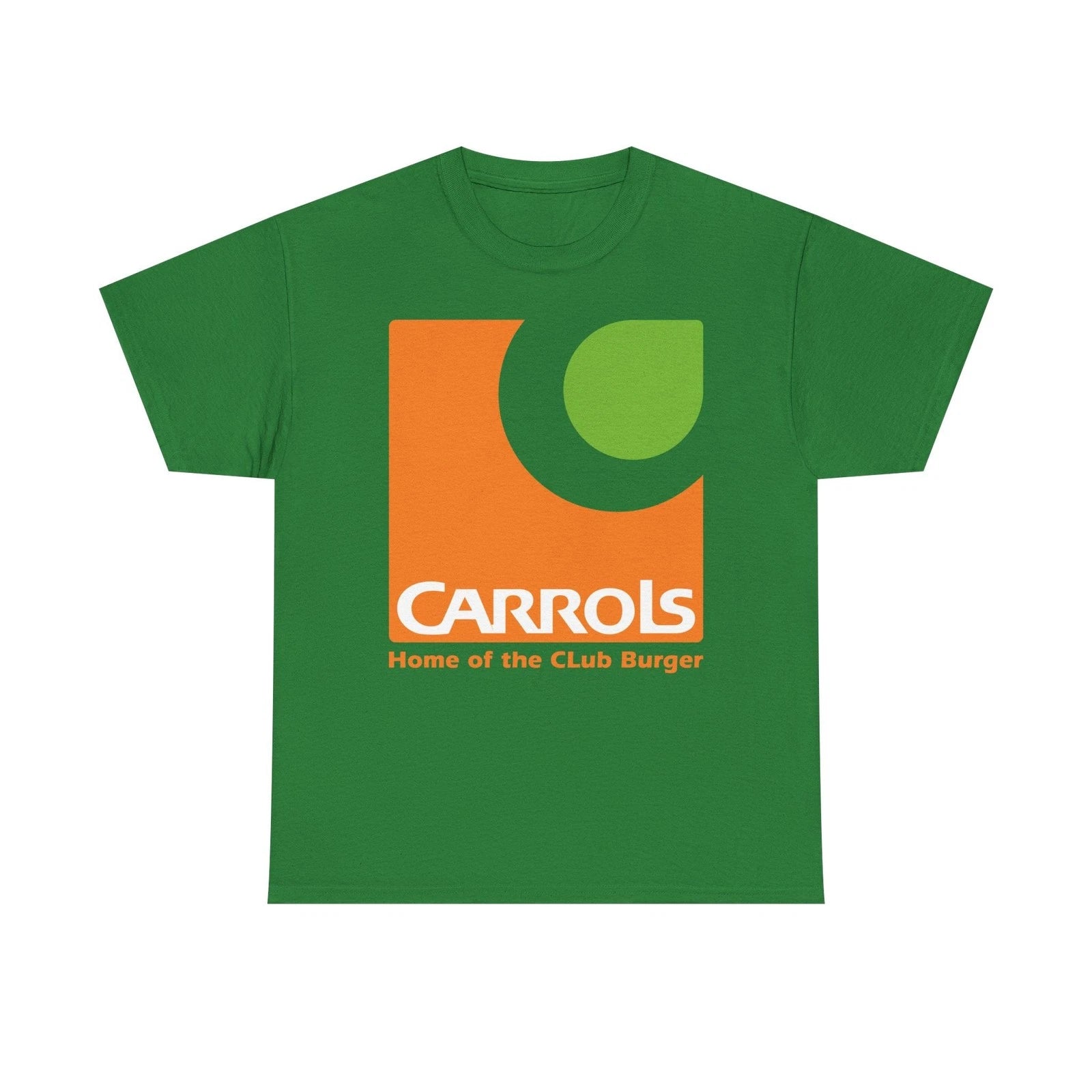 Carrols Home of Club Burger Vintage Classic Chain Restaurant Logo T-Shirt