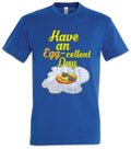 Have An Egg-Cellent Day T-Shirt Pixel Retro Fun Fried Egg Gamer Geek Nerd Gaming
