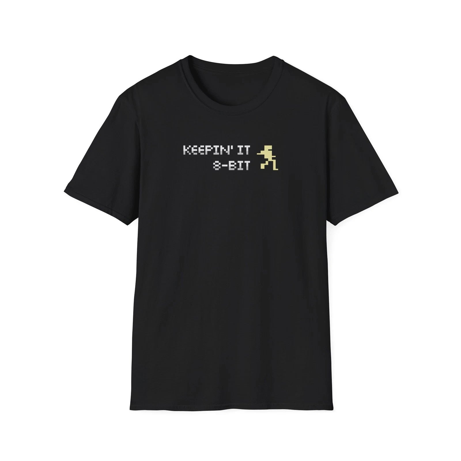 Keepin' It 8-Bit T-Shirt | Retro Pixel Runner, Gaming Tee