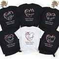 Personalised Hen Party Shirts,Team Bachelorette Party Shirt, Heart party N1