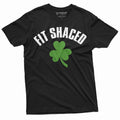 Men's Fit Shaced Funny T-shirt St Patrick's Drinking Party Pub Tee Clover Shirt
