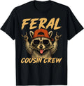 Feral Raccoon Cousin Crew Family Reunion Trip Vacation Kids T-Shirt