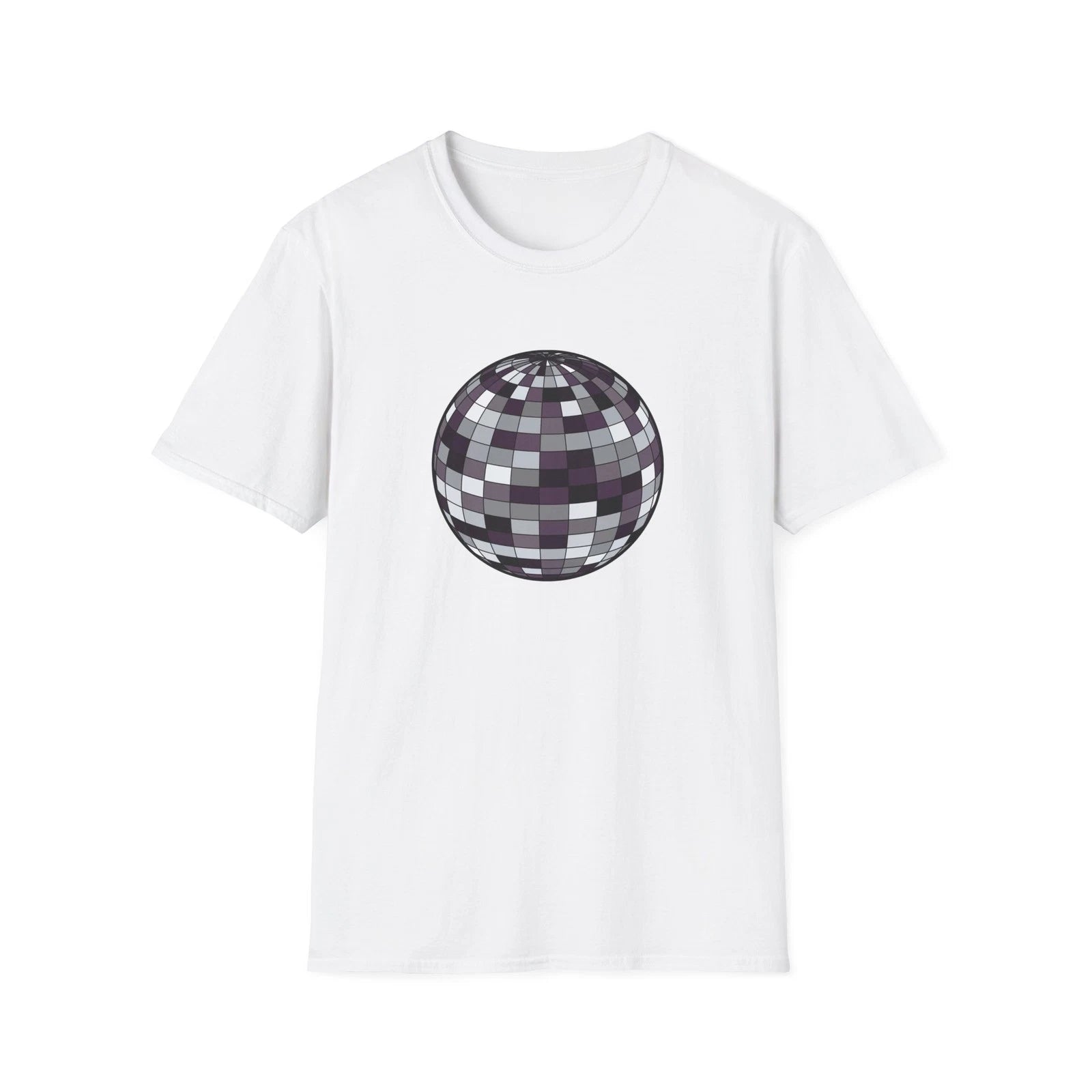 Silver Disco Ball T-Shirt | Retro Dance Party Tee