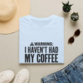 Funny Coffee Warning T‑Shirt | Unisex Softstyle Cotton Tee (12 Colors)