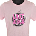 Last Disco T Shirt Mens Size Small Pink Party Disco Ball Bachelorette Bachelor