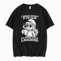 Smurfette Coffee I Asked Myself If Im Okay And We Both Started Laughing 0 Tshirts