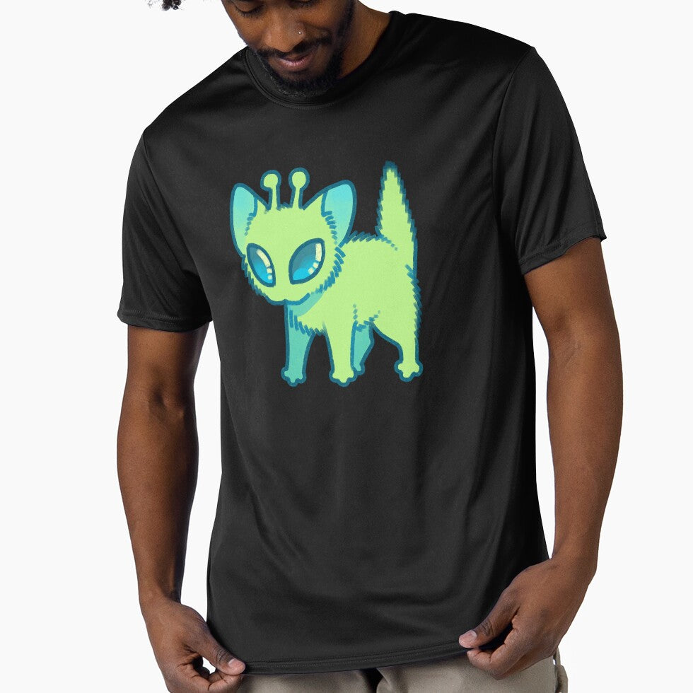 Alien Kitty by Spadefish Art