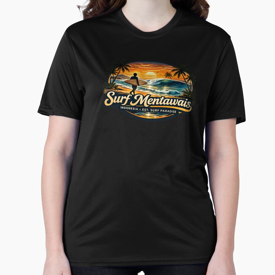 Surf Mentawais Indonesia Vintage by VintageImageInc