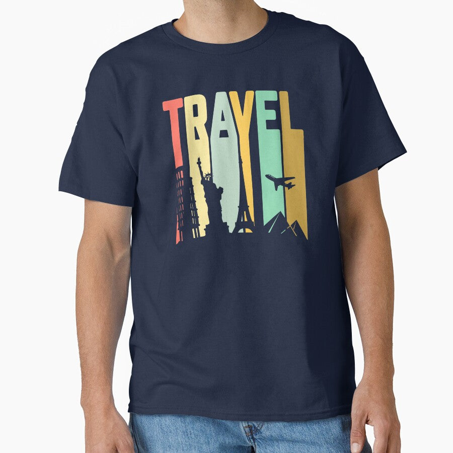 World Travel Gifts - Travel tshirt by Inkbomb Press