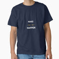Make It Happen – Minimal Motivational Quote Design by Hayir