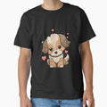 Cute Dog With Hearts for Dog Lovers by Vexel Studio
