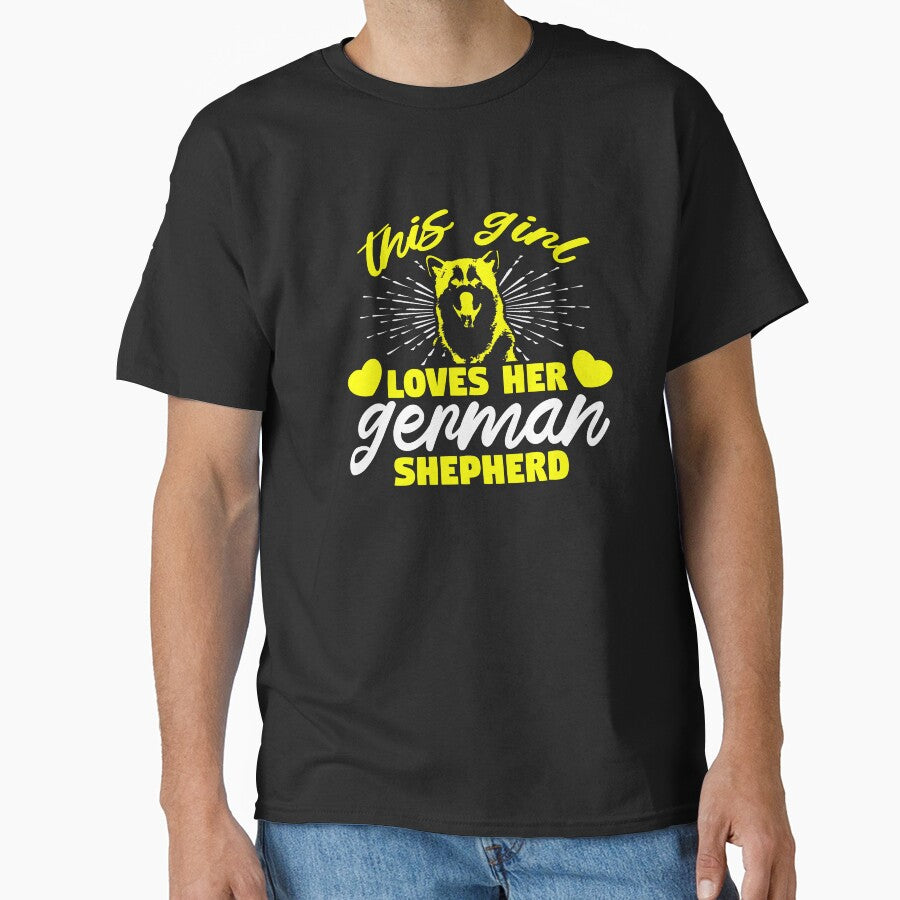 Dog Lover Girl | German Shepherd by teamph