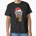 Funny Christmas Dog Xmas Santa  Pug Holiday Gift by haselshirt