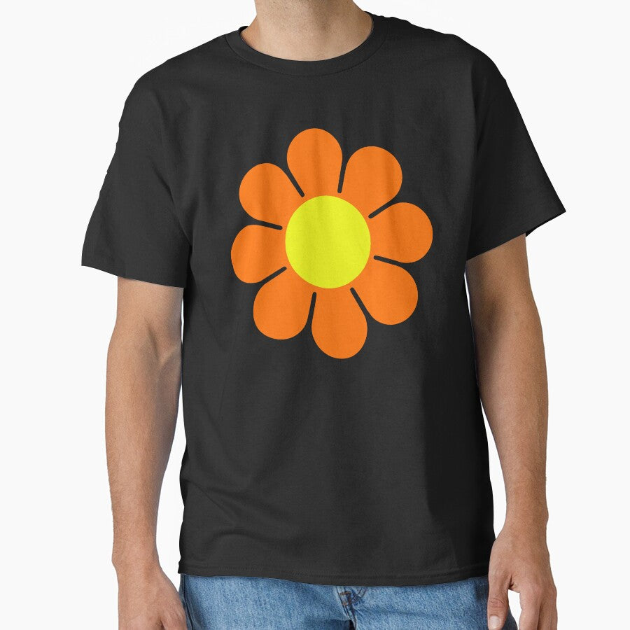 Orange Yellow Hippy Flower Power Daisy by hilda74