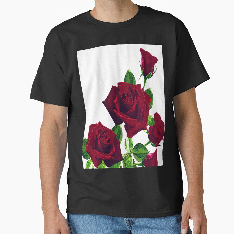 Burgundy roses Abstract color by artdragongift 15