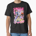 TWICE Kpop Girl Group Pink Collage Design by AJUNICE STUDIO
