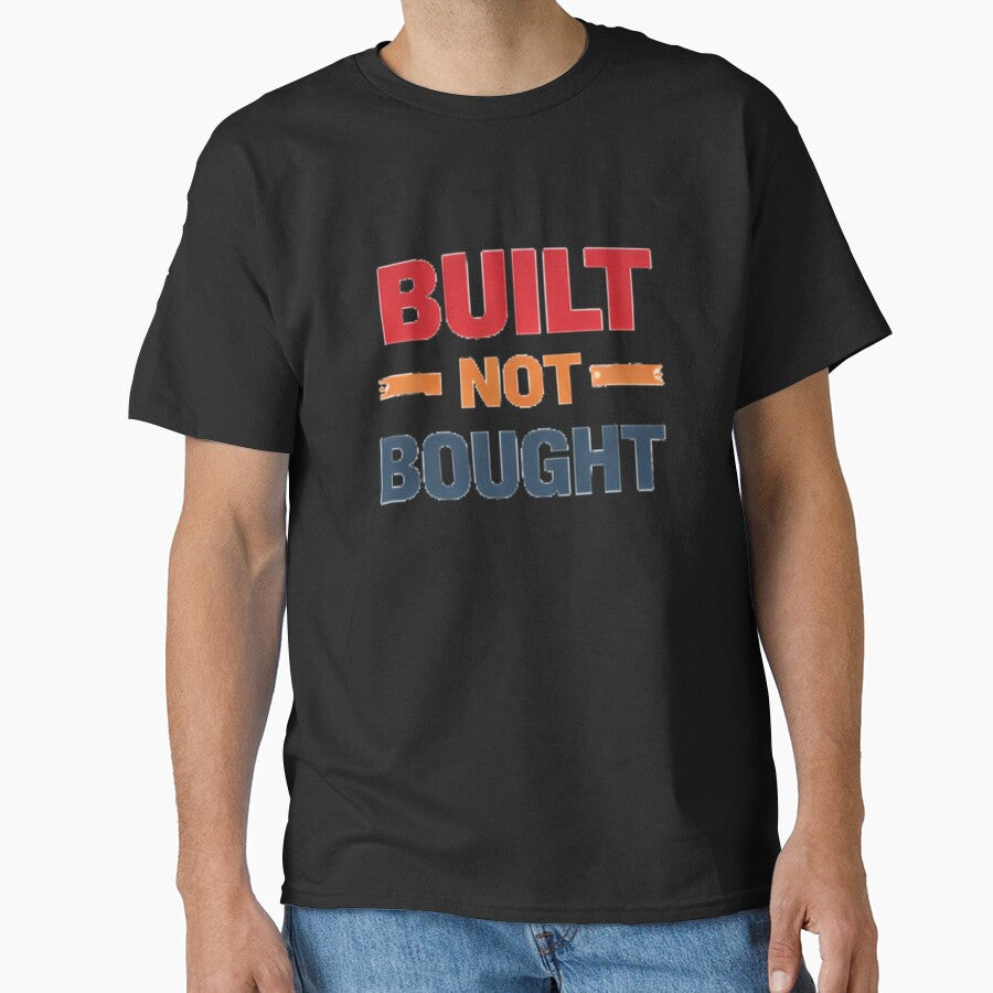 Built Not Bought Gym Motivation Quote by MoodThread