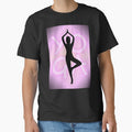 Yoga Pose Neon Pink Yoga Lettering by SoccaTamam