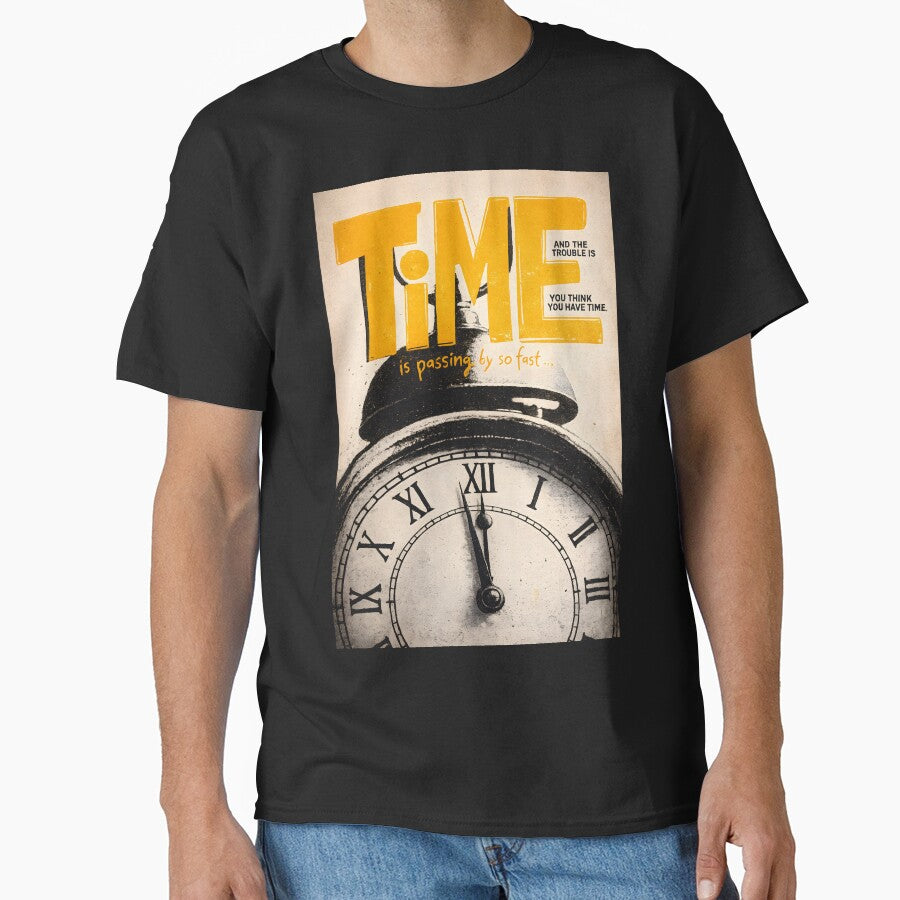 Time Is Passing Fast Motivational Quote by AbstractAuraArt