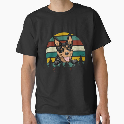 Australian Kelpie Dog Retro Vintage by JonathanBoff