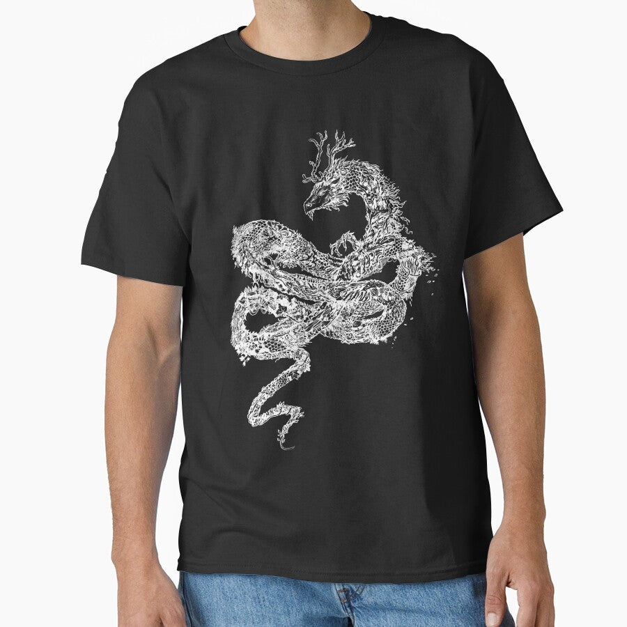 Autumn Dragon - White transparent version by davidrevoy