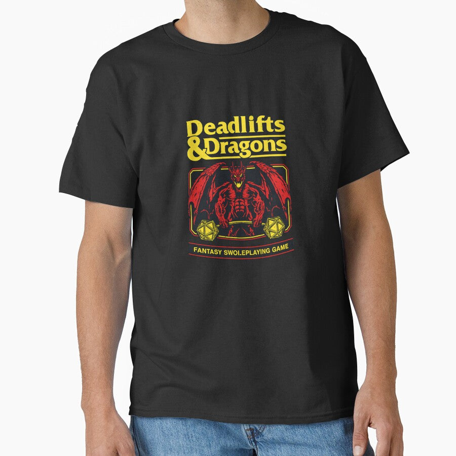 Deadlifts and Dragons by ToyoTees