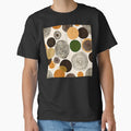 Boho-Inspired Earthtone-Colored Circles Abstract Scattered Pattern by DEC02