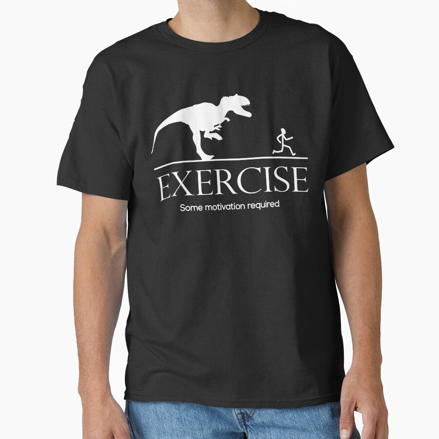 Exercise Motivation Required Funny T-rex Running Workout by JudyMann8258
