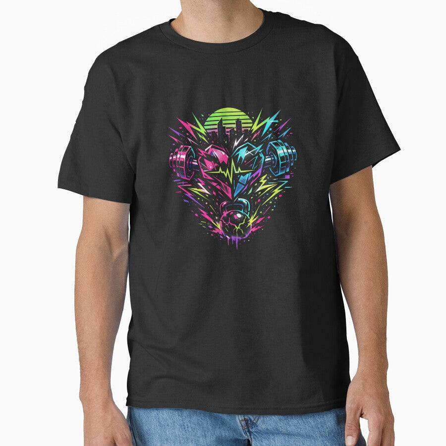 Neon Pulse: Heart of Strength by ForeverPrintsOK