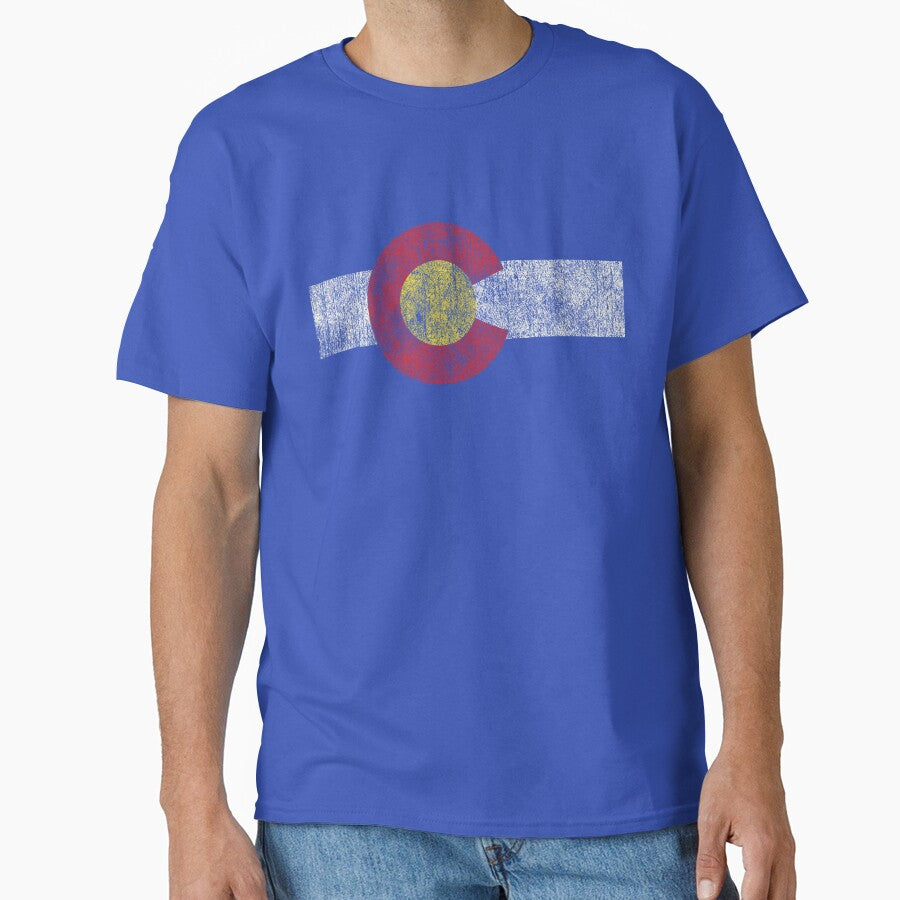 vintage colorado flag by inkzella