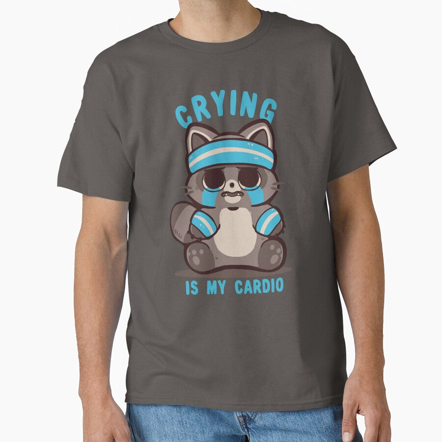 Crying is my Cardio Raccoon by TechraNova