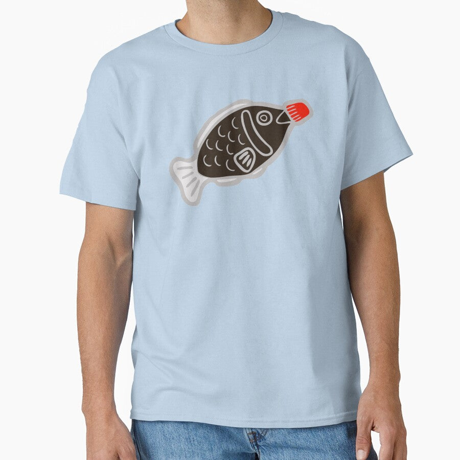 Sushi Soy Fish Pattern in Blue by evannave