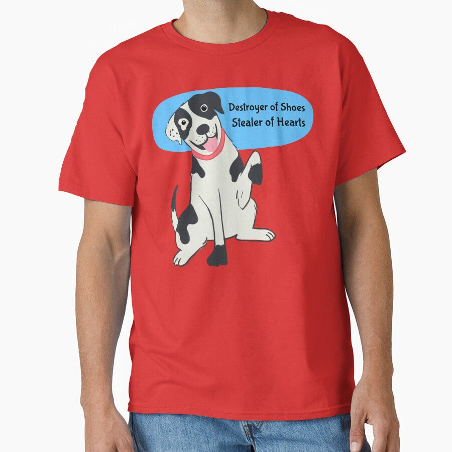 Destroyer of Shoes Funny Dog by Sachie's Studio