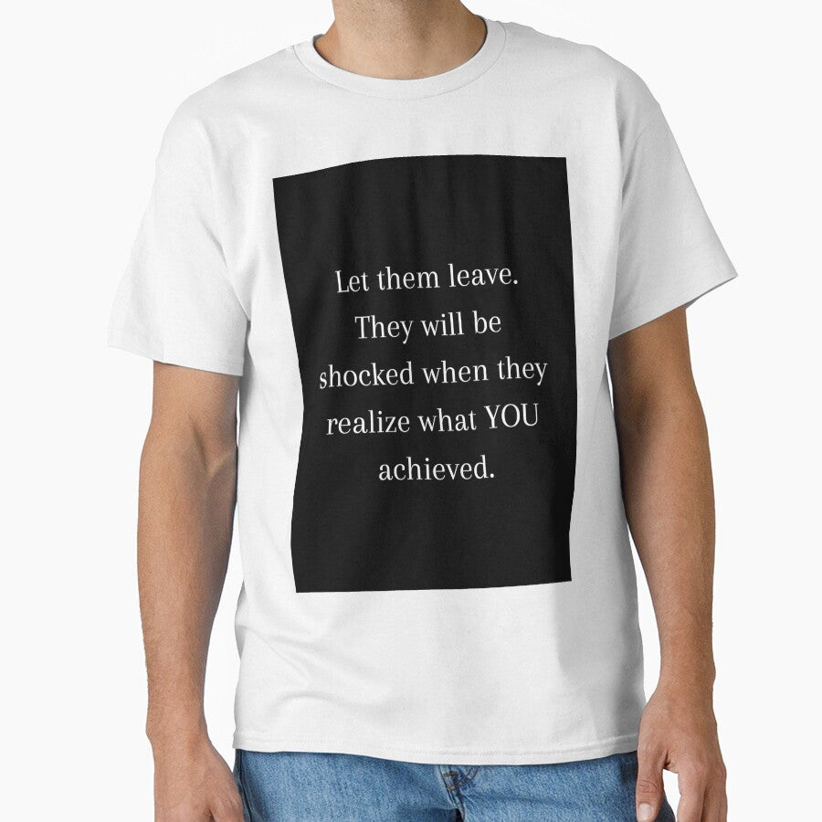 Let Them Leave Quote - Black background by CoolBuddyCool