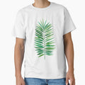 Watercolor palm branch leaves green by lex-sky