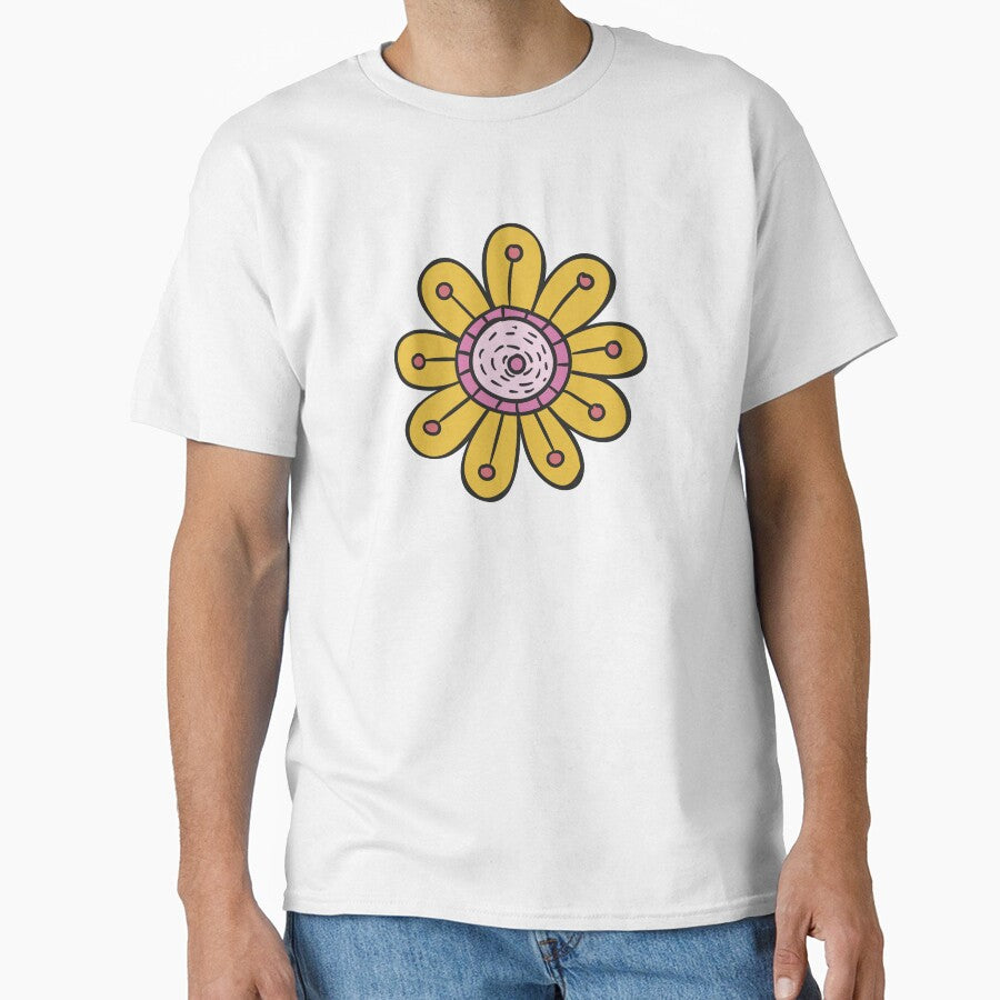 A YELLOW FLOWER 60'S POP ART STYLE by infinitearte