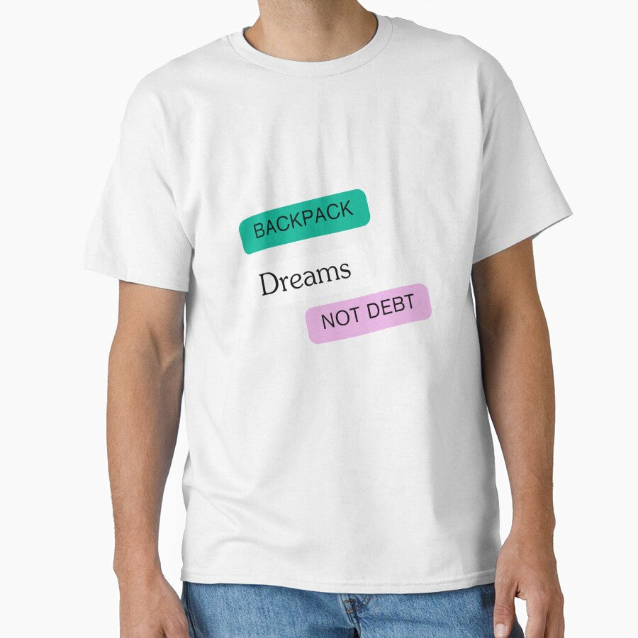Backpack Dreams Not Debt by Zoaluxe