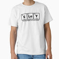 Funny Chemistry Periodic Table Words Slay Be Your Own Boss Positive Vibes by champagnemoment