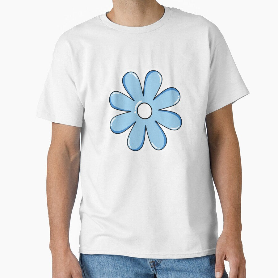 Cute Blue Flower Sticker – Kawaii Daisy Aesthetic by Papiertriangle