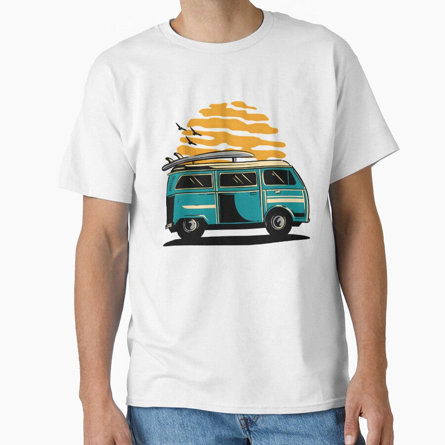 Surf Van Summer Sunset by Paulocdias