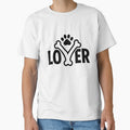 Dog Lover Bone Paw Typography Design by OwnYourMood