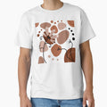 Chocolate Brown Whimsical Boho Design by Sartoris Art