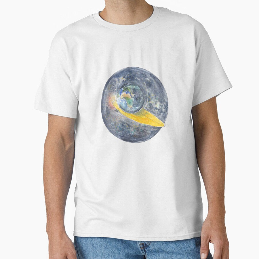 The surfing planet by TanjaLuArt