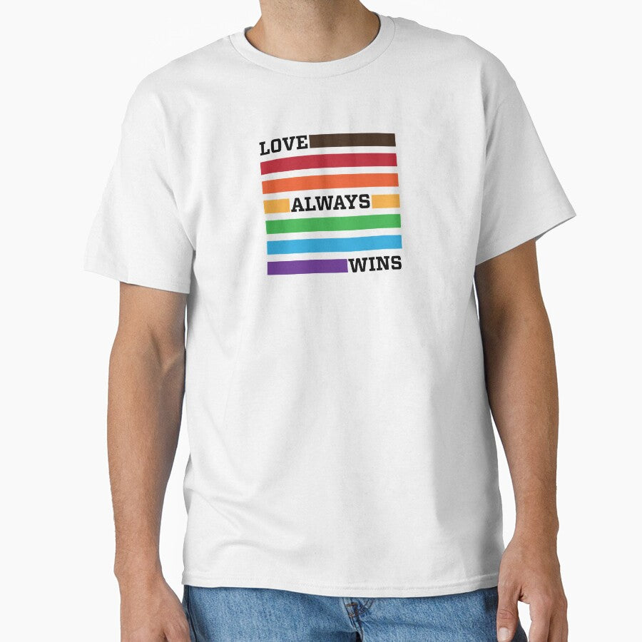 Love Always Wins LGBT Motivational Quote by zhdezigns