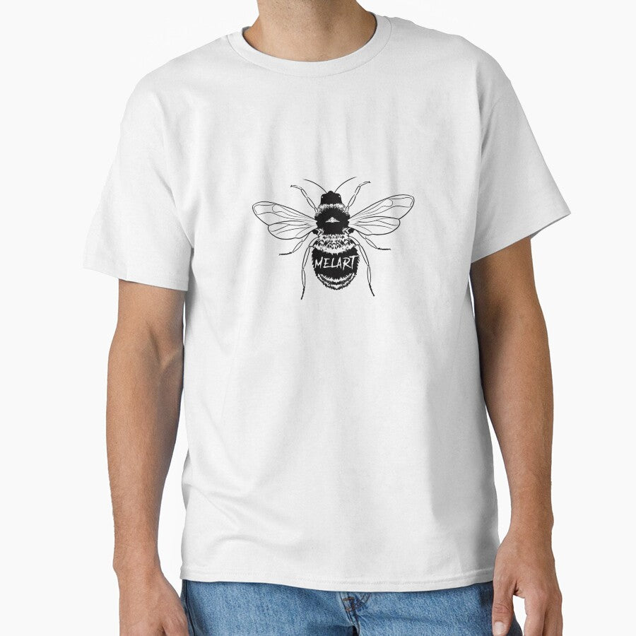 Bee art meelaart stickers mask by meelaart