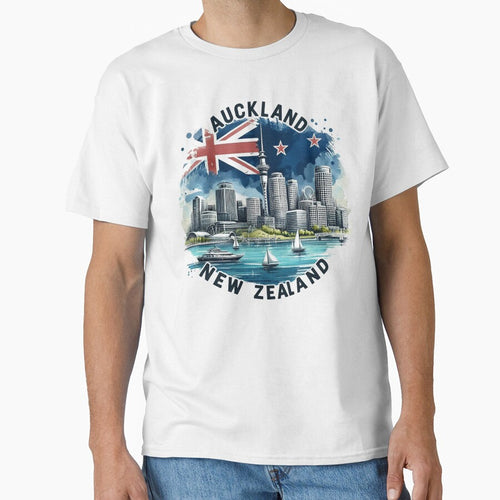 Auckland New Zealand Travel Art by clarkfraser