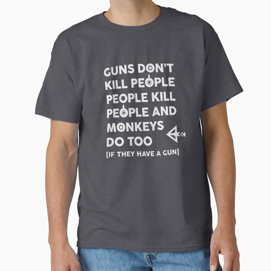 Guns don't kill people, people kill people and monkeys too by byzmo