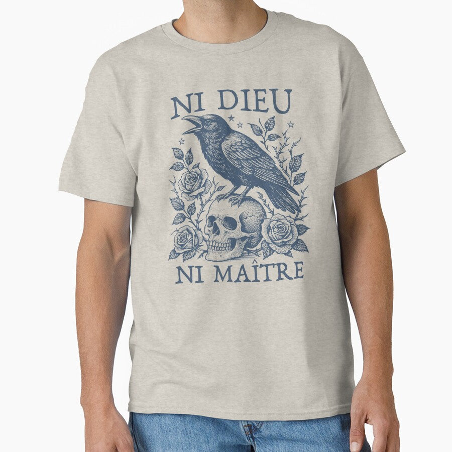 Ni Dieu Ni Maître - Crow Skull Vintage by Beanster-nl