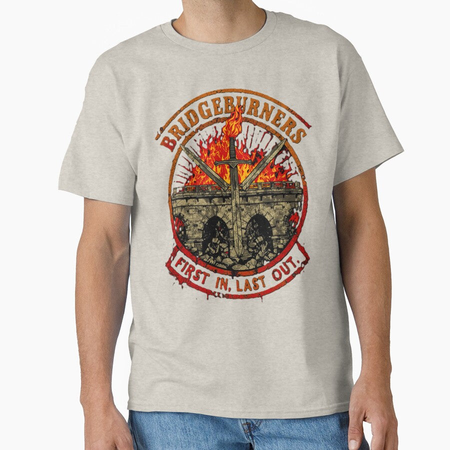 Bridgeburners Emblem – Malazan 1st Company Military Crest v5 by Tshirts1980