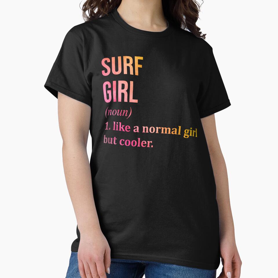 Surf Girl Definition in Watercolor by XCIV